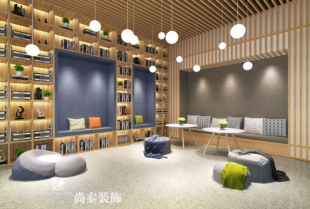 深圳前?；鹦℃?zhèn)金融科技公司辦公室設(shè)計(jì)效果圖 